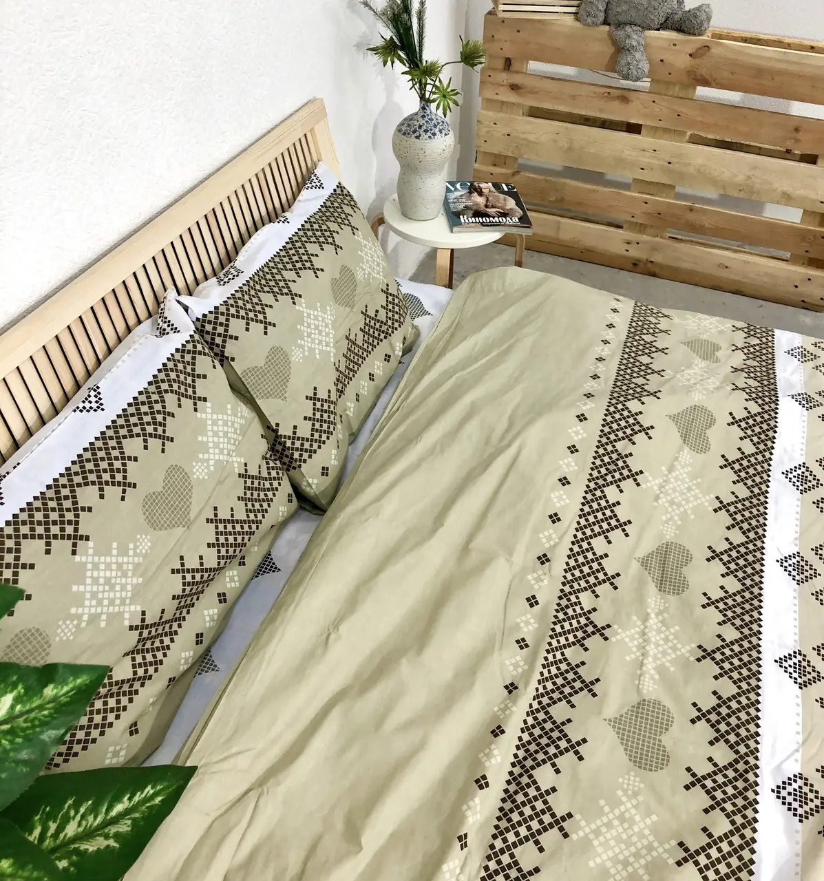 Постільна білизна євро Woodbury’s бязь Пакистан 200×220 W1811E