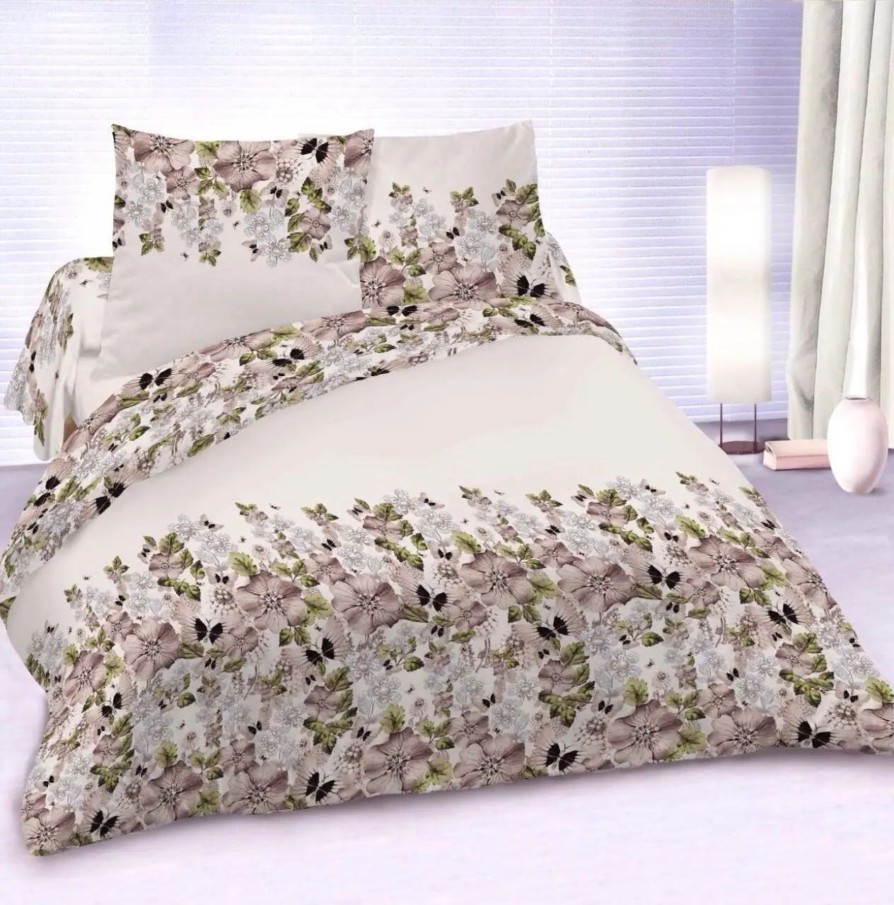 Постільна білизна євро Woodbury’s бязь Пакистан 200×220 W2041E