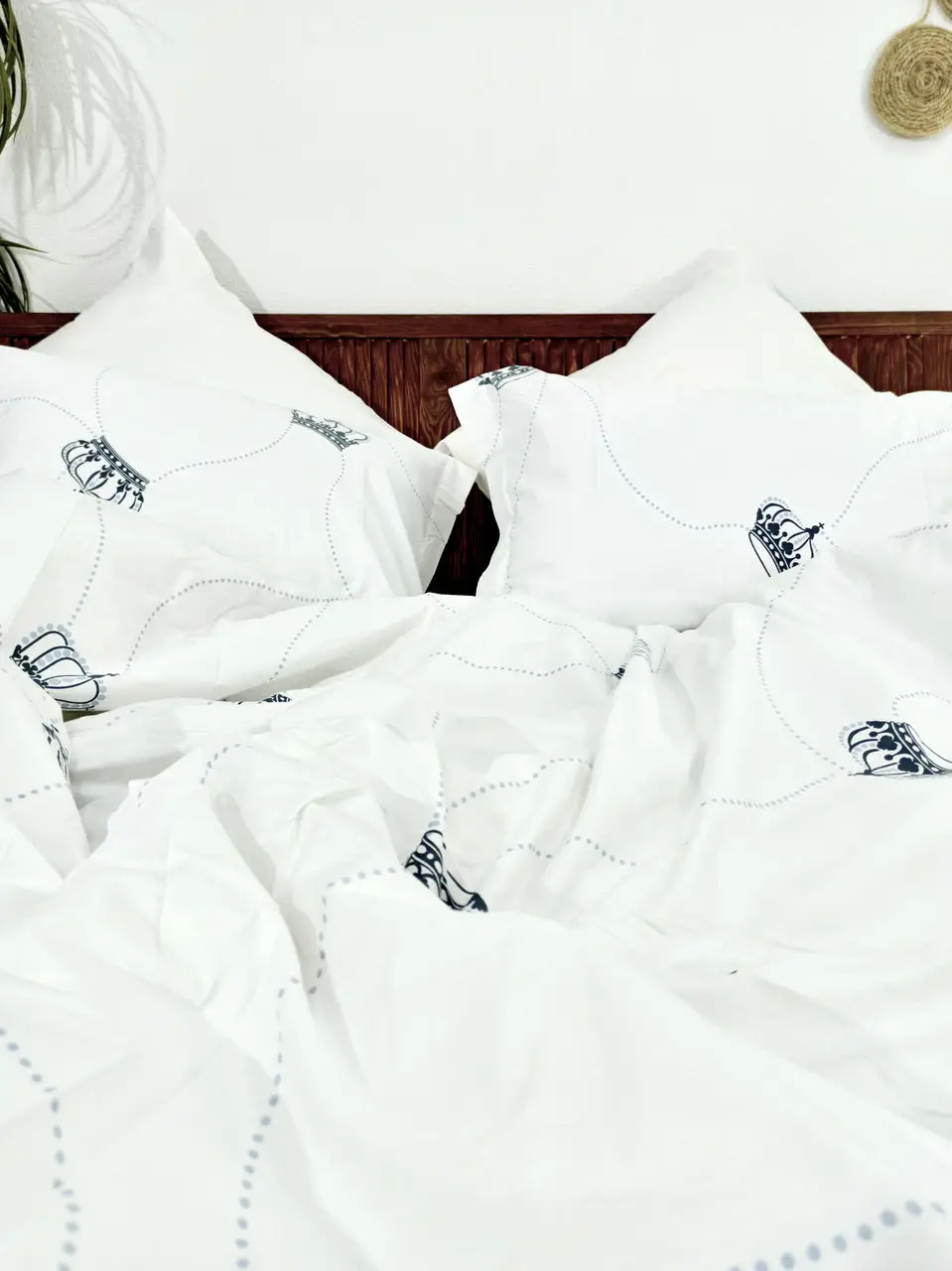 Постільна білизна євро Vie Nouvelle Elegant Cатин 200х220 EL18