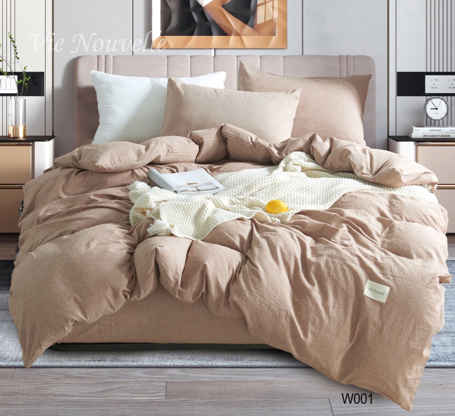 Постільна білизна Vie Nouvelle Washed cotton варена бавовна W1