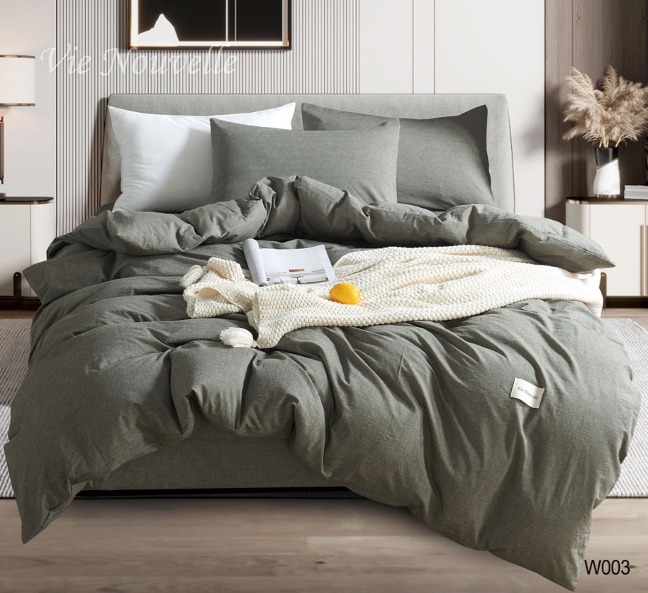 Постільна білизна Vie Nouvelle Washed cotton варена бавовна W3