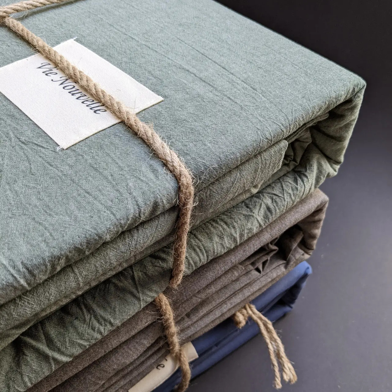 Постільна білизна Vie Nouvelle Washed cotton варена бавовна W13