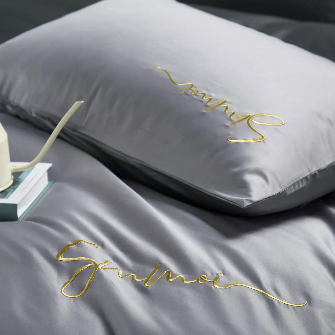 Постільна білизна Vie nouvelle Embroidery сатин E013