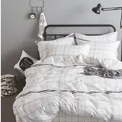 Постільна білизна євро Vie Nouvelle Classic сатин 200х220 PPCL-116