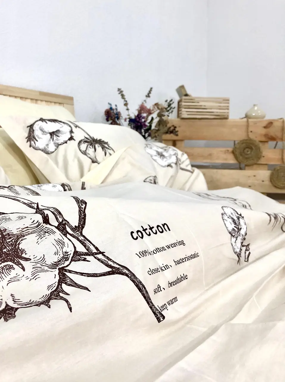 Постільна білизна євро Vie Nouvelle Elegant Cатин 200х220 EL003/03