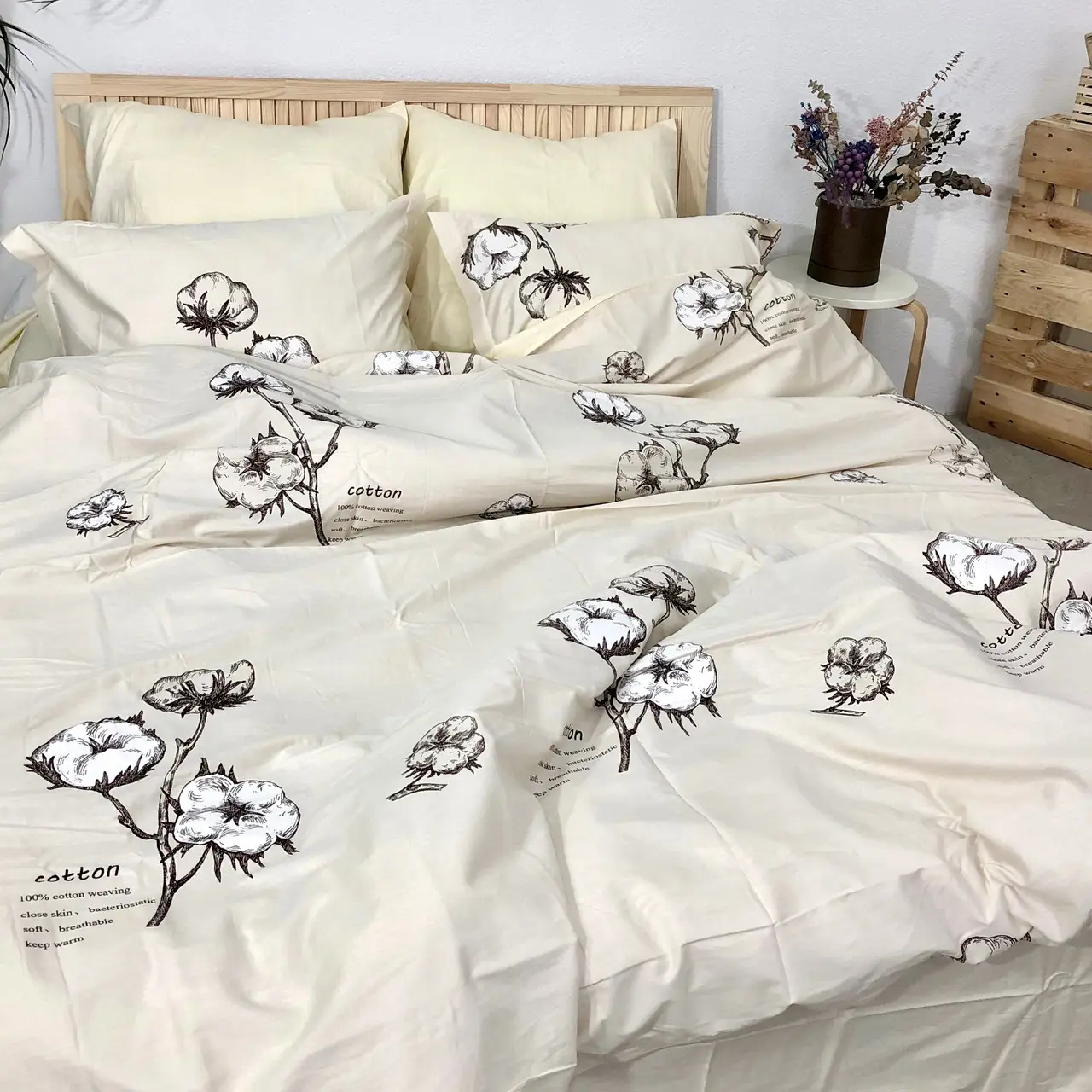 Постільна білизна євро Vie Nouvelle Elegant Cатин 200х220 EL003/03