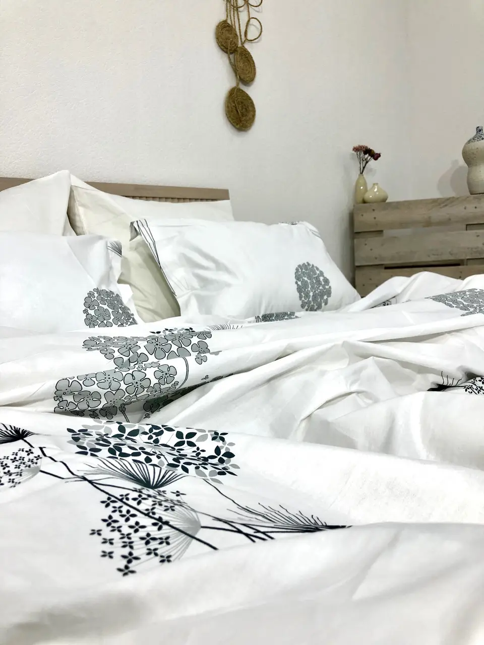 Постільна білизна євро Vie Nouvelle Elegant Cатин 200х220 EL016