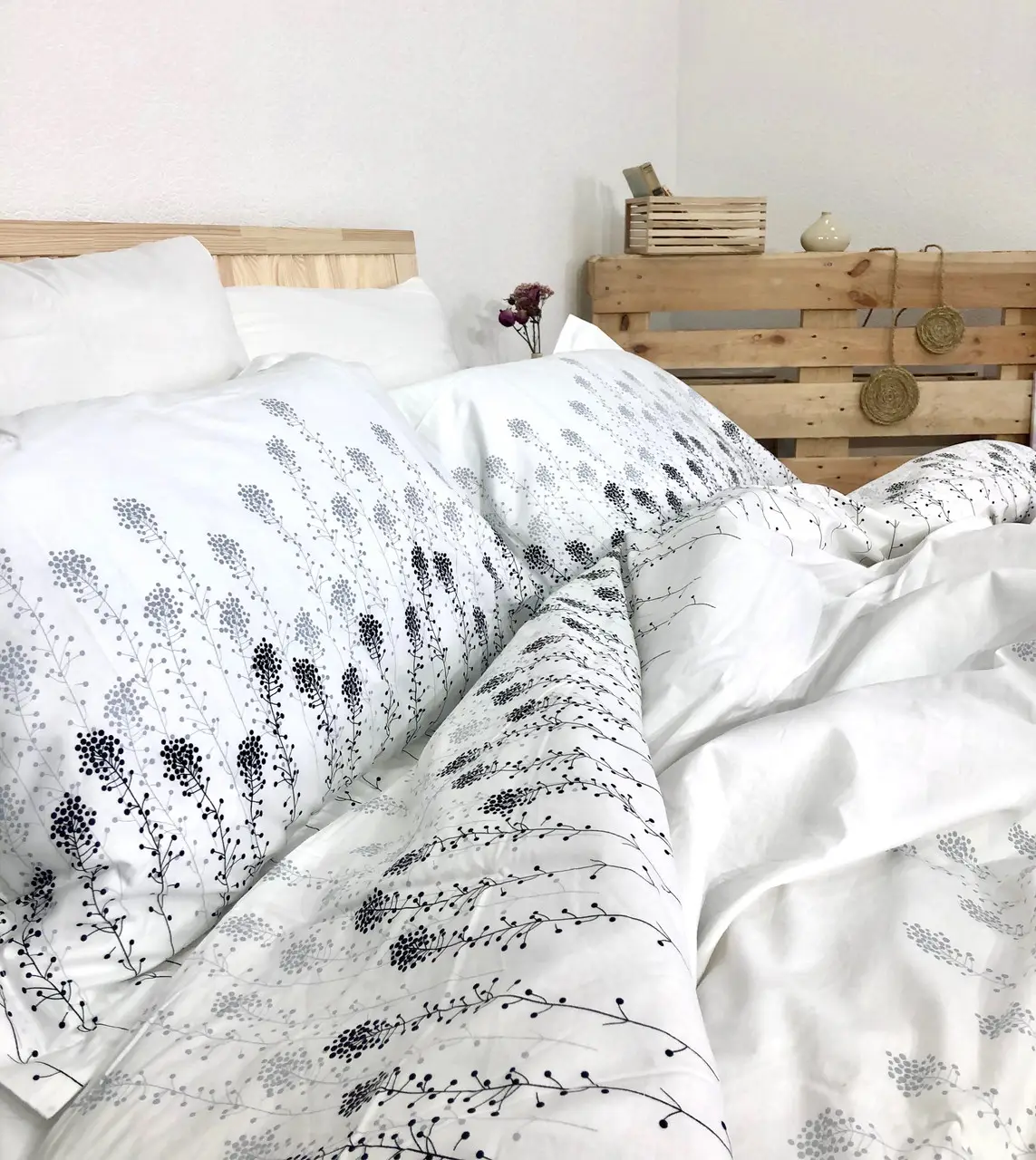 Постільна білизна євро Vie Nouvelle Elegant Cатин 200х220 EL019/008