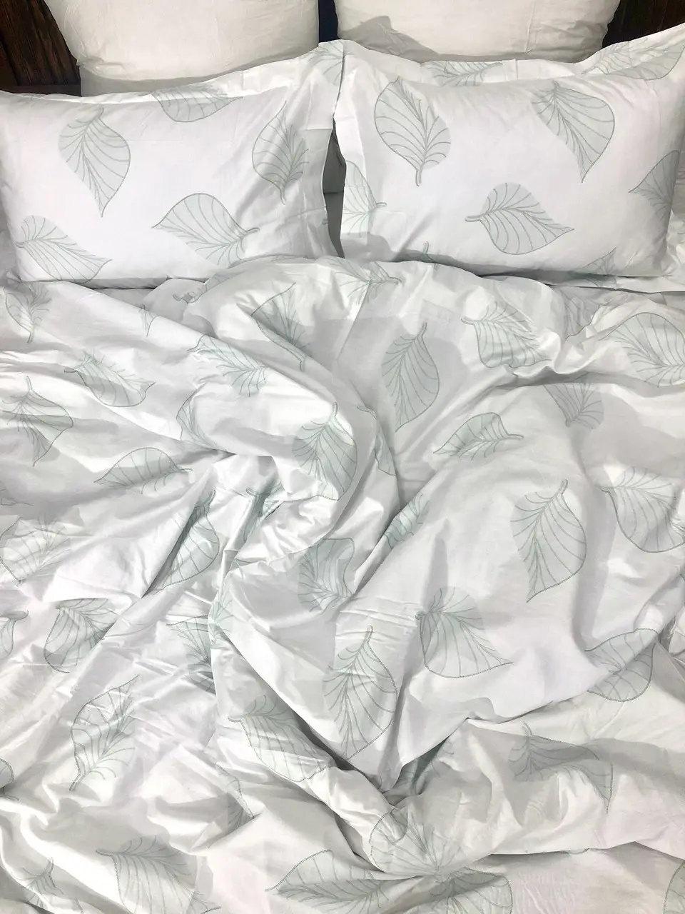 Постільна білизна євро Vie Nouvelle Elegant Cатин 200х220 EL020