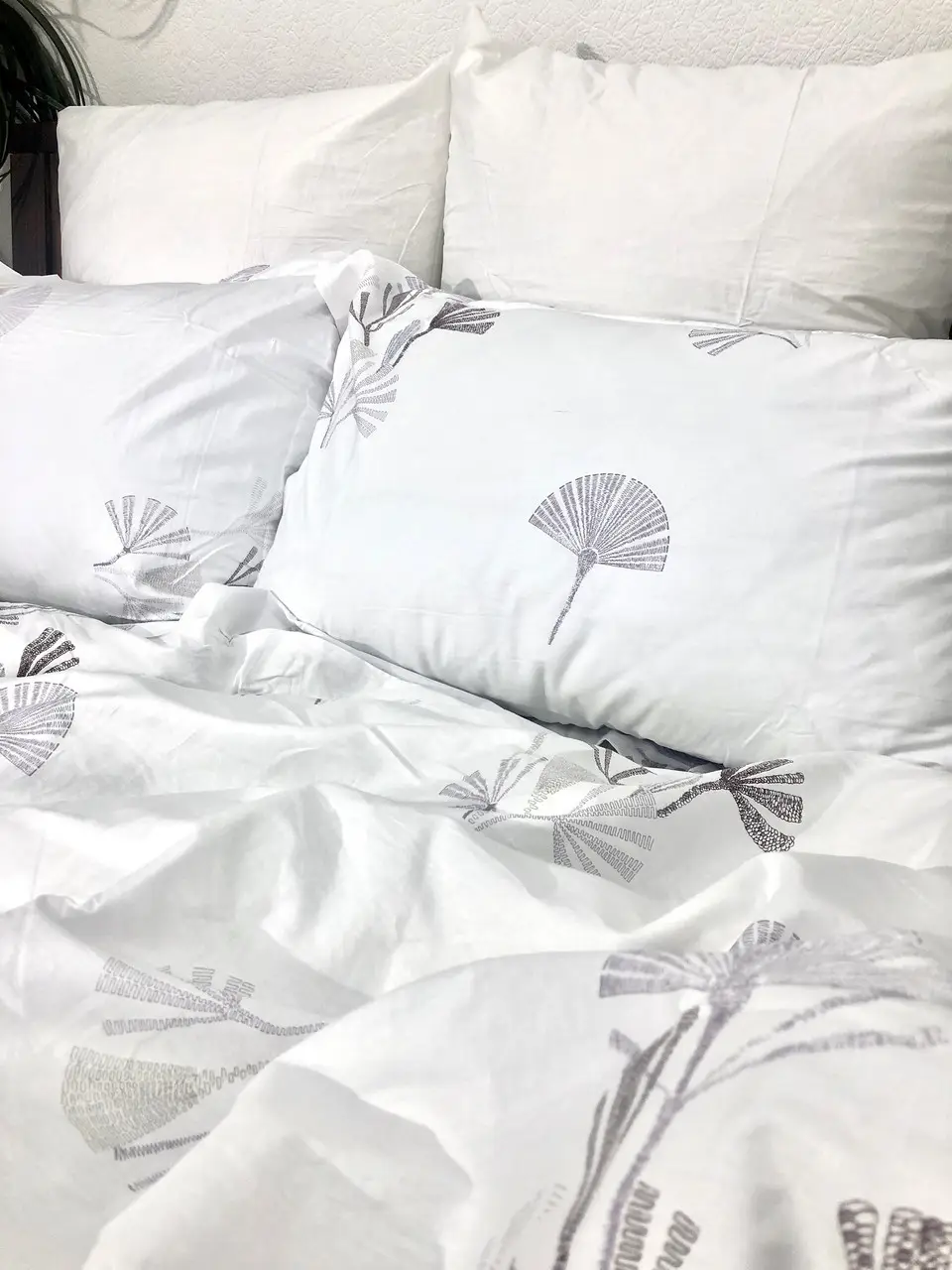 Постільна білизна євро Vie Nouvelle Elegant Cатин 200х220 EL021