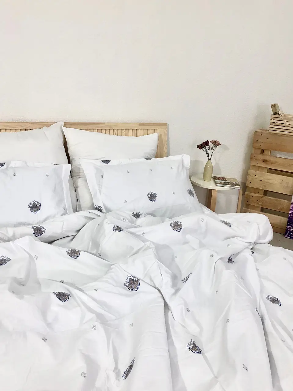 Постільна білизна євро Vie Nouvelle Elegant Cатин 200х220 EL023