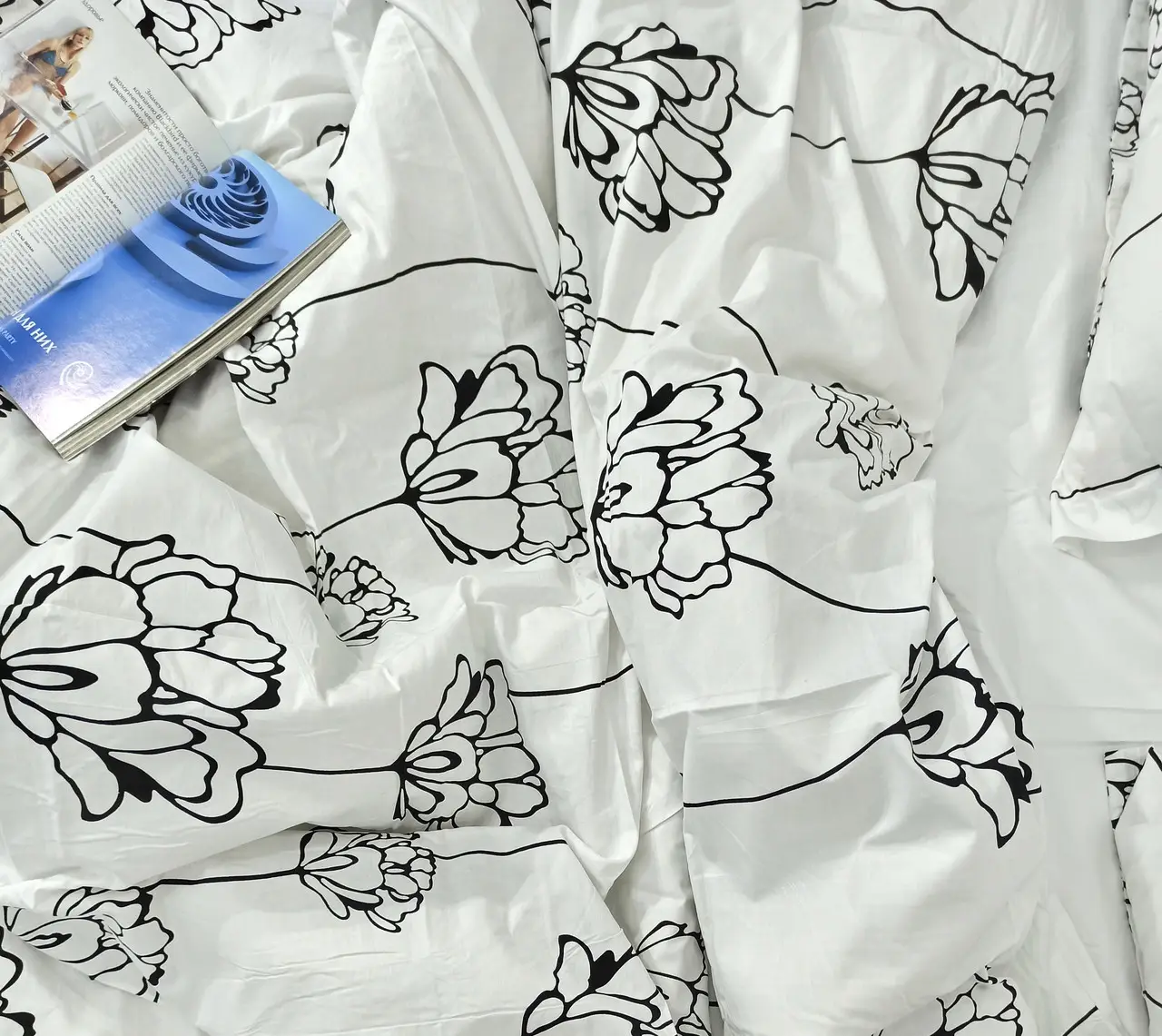 Постільна білизна євро Vie Nouvelle Elegant Cатин 200х220 EL10