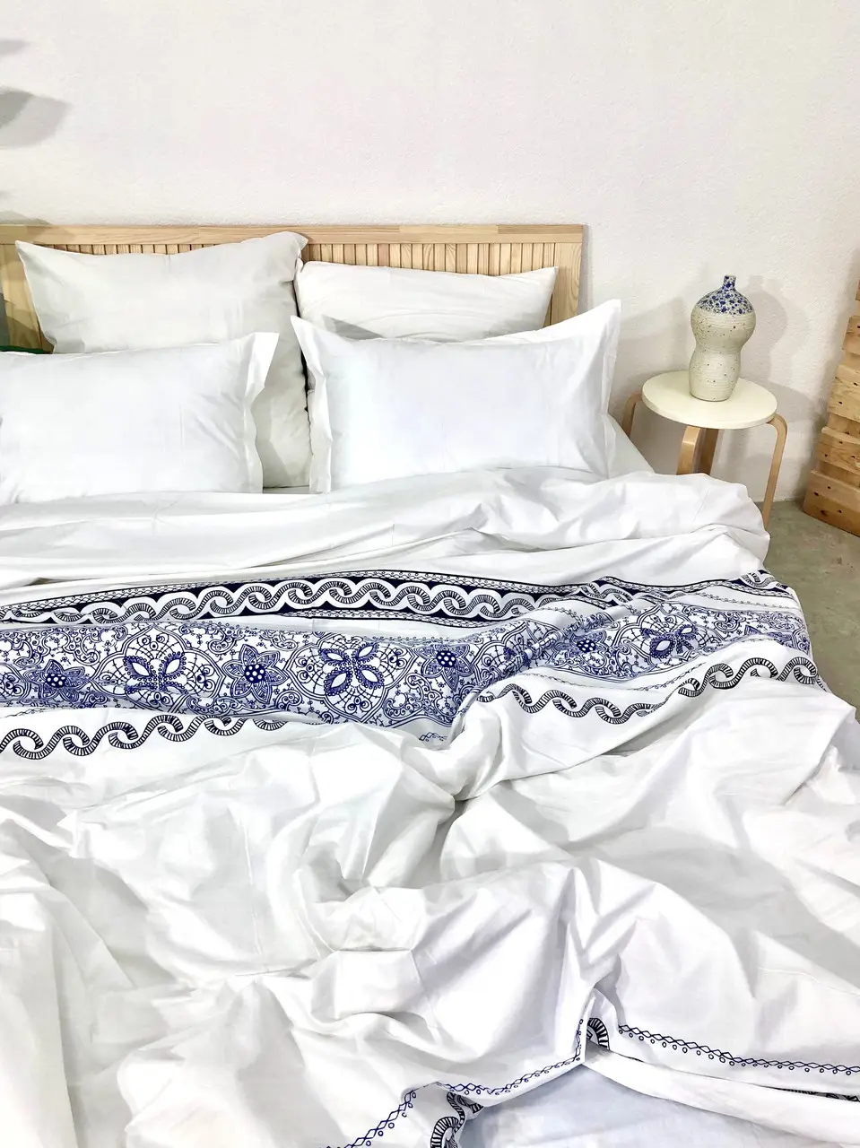 Постільна білизна євро Vie Nouvelle Elegant Cатин 200х220 EL011