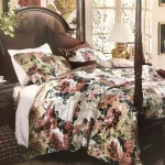 Постільна білизна Vie Nouvelle жаккард із шовковою вишивкою євро 200х220 JE-002