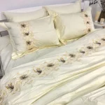 Постільна білизна Ailin жаккард з вишивкою євро 200x220 JE100BE