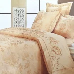 Постільна білизна Vie Nouvelle жакард з вишивкою JE-328