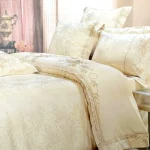 Постільна білизна Vie Nouvelle жакард з вишивкою JE-335