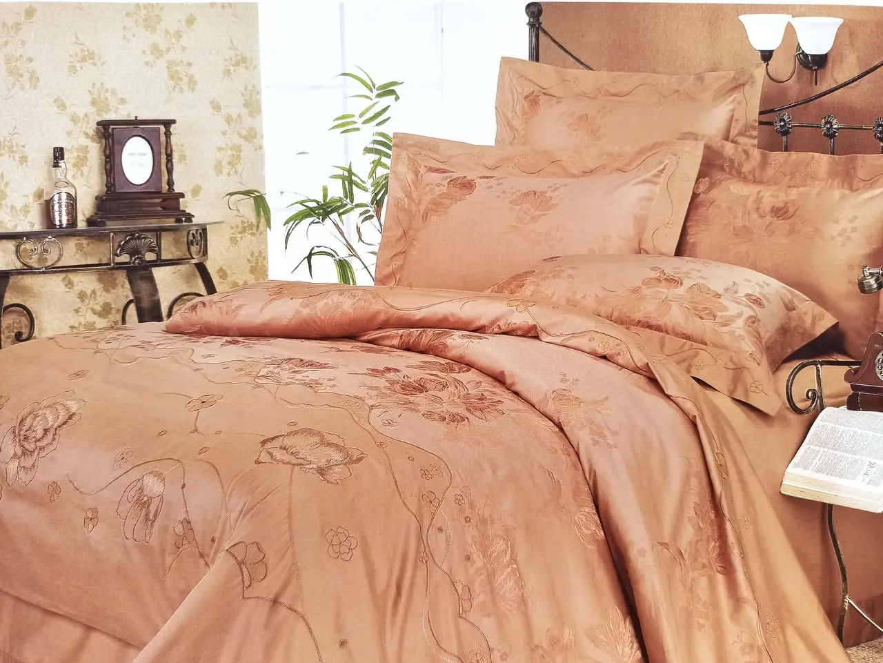 Постільна білизна з вишивкою Ailin JE-66B