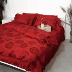 Постільна білизна Євро жаккард з вишивкою Ailin 200x220 JE-89E