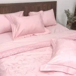 Постільна білизна Ailin жаккард з вишивкою євро 200x220 JE-99E