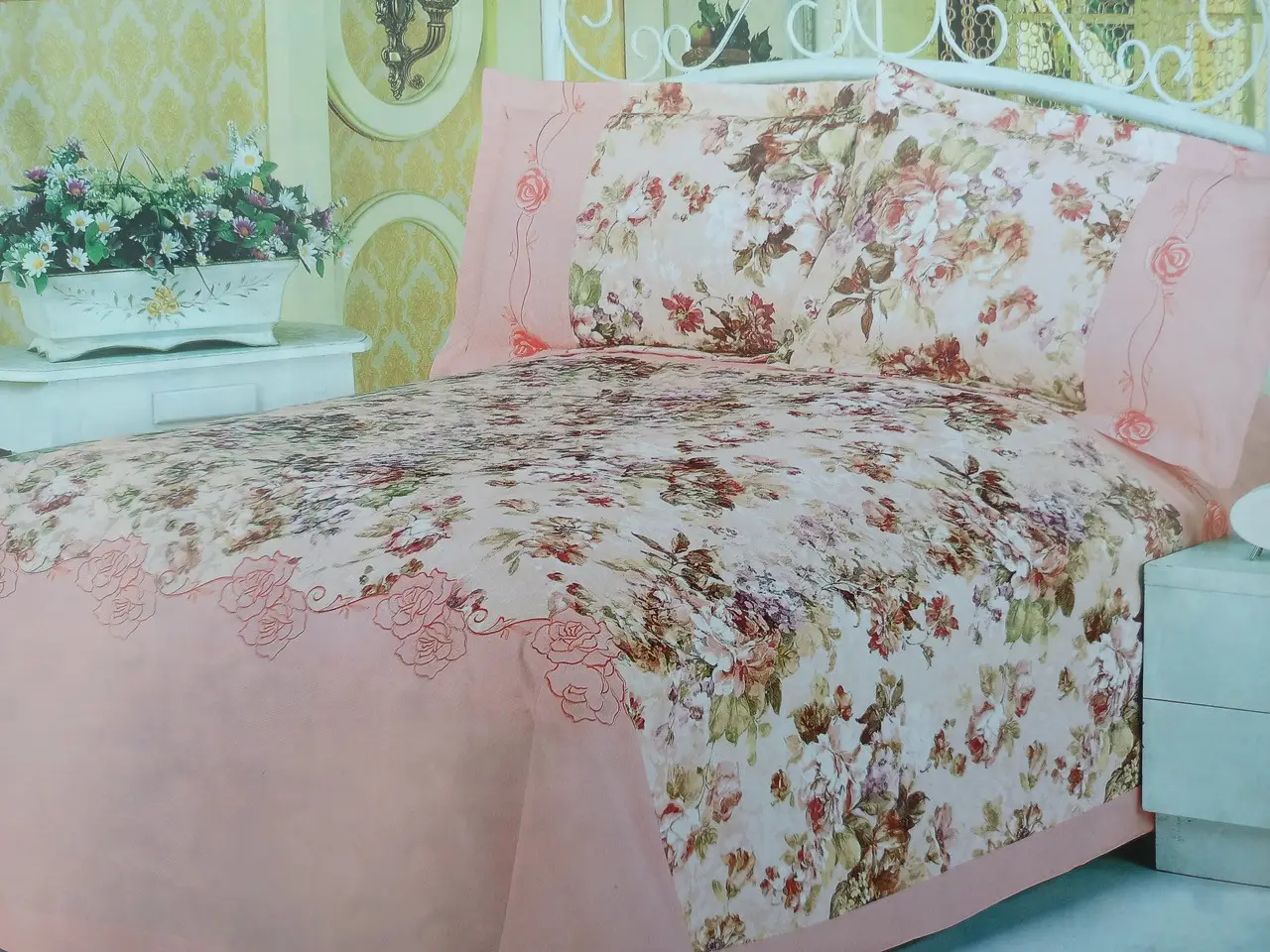 Постільна білизна Ailin сатин з гобеленом JPE-03