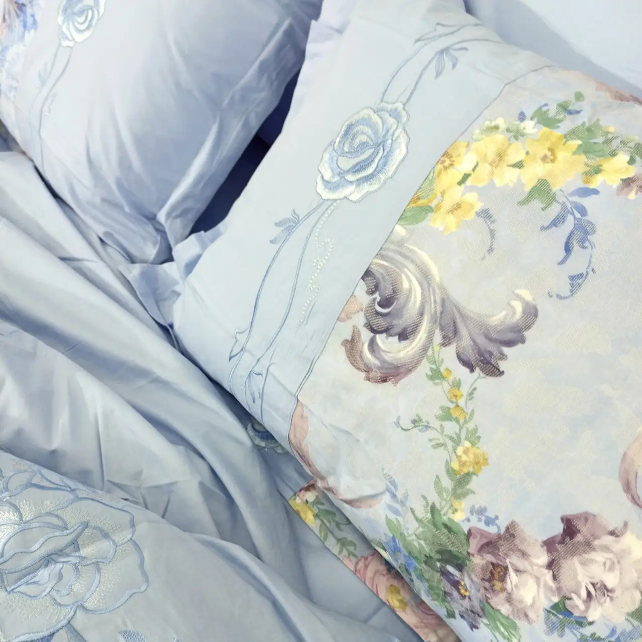 Постільна білизна Ailin сатин з гобеленом JPE-08