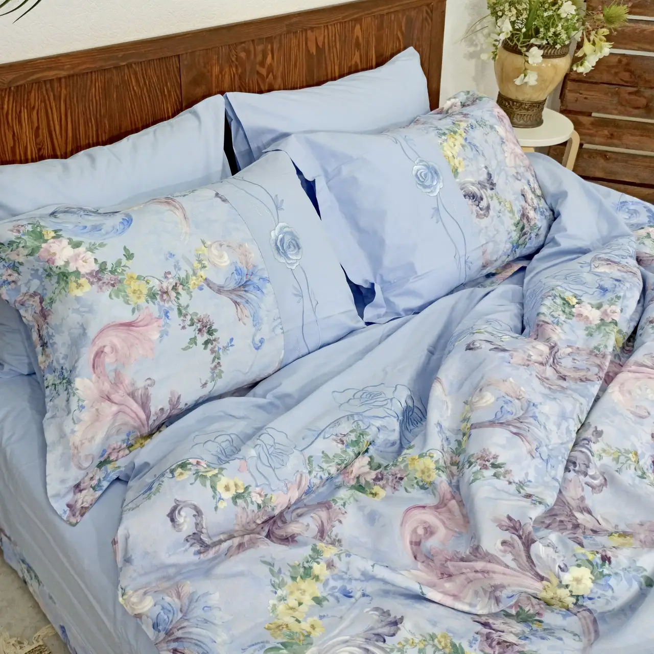 Постільна білизна Ailin сатин з гобеленом JPE-08