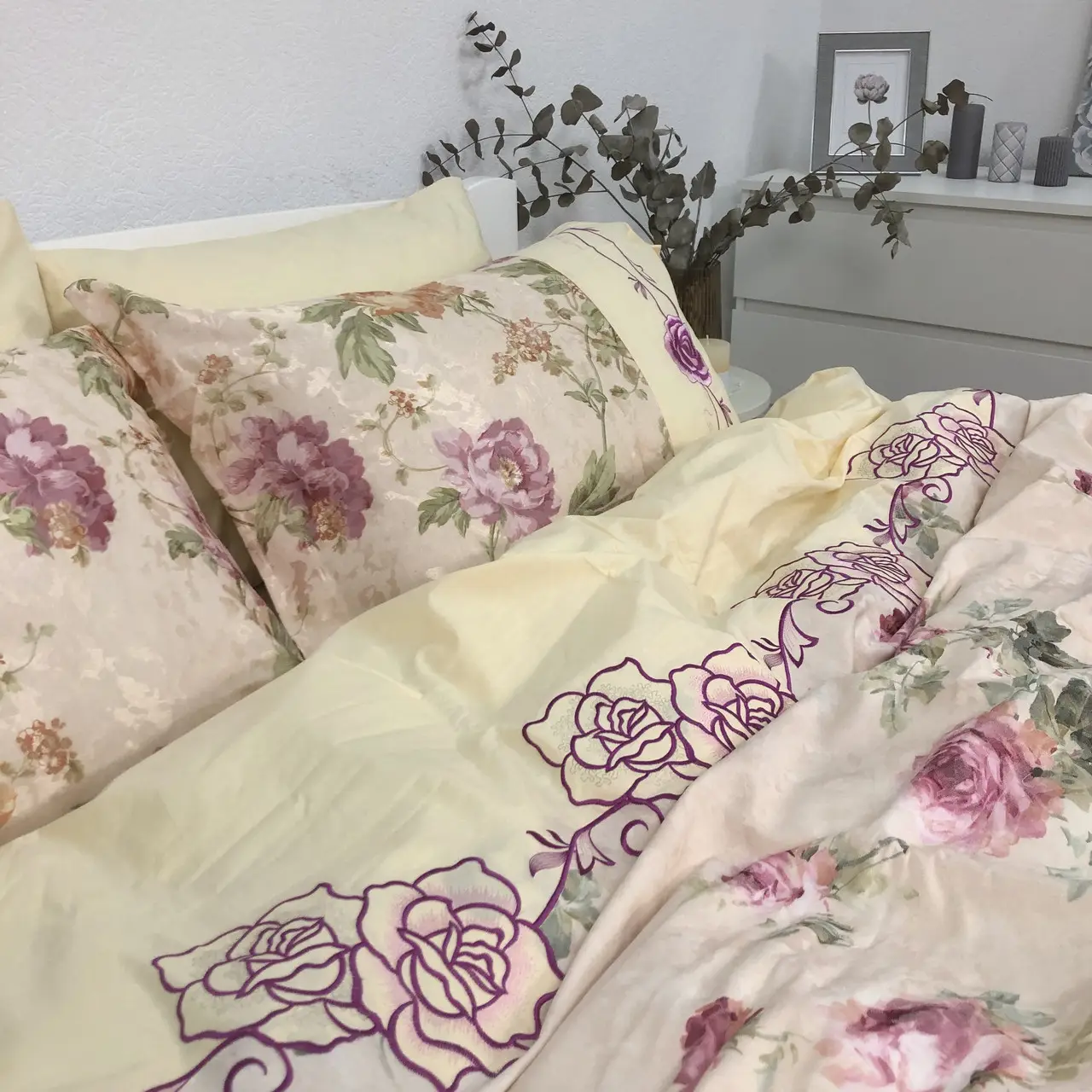 Постільна білизна Ailin сатин з гобеленом JPE-10