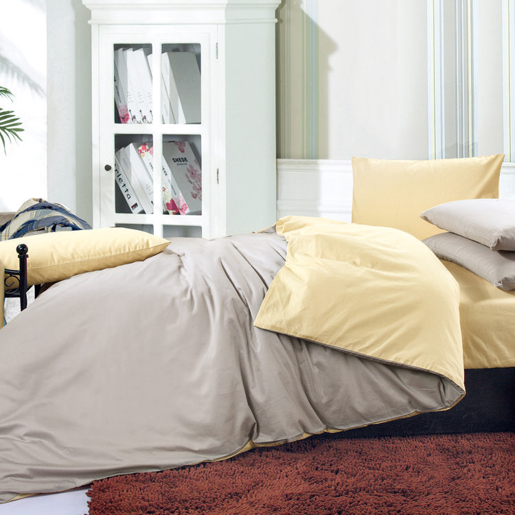 Двостороння постільна білизна Vie Nouvelle Dyed сатин JT03