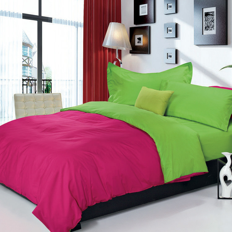 Двостороння постільна білизна Vie Nouvelle Dyed сатин JT20