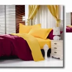 Двостороння постільна білизна Vie Nouvelle Dyed сатин JT22