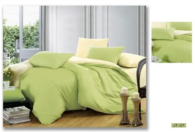 Двостороння постільна білизна Vie Nouvelle Dyed сатин JT27