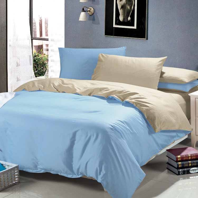 Двостороння постільна білизна Vie Nouvelle Dyed сатин JT44