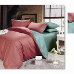 Двостороння постільна білизна Vie Nouvelle Dyed сатин JT48