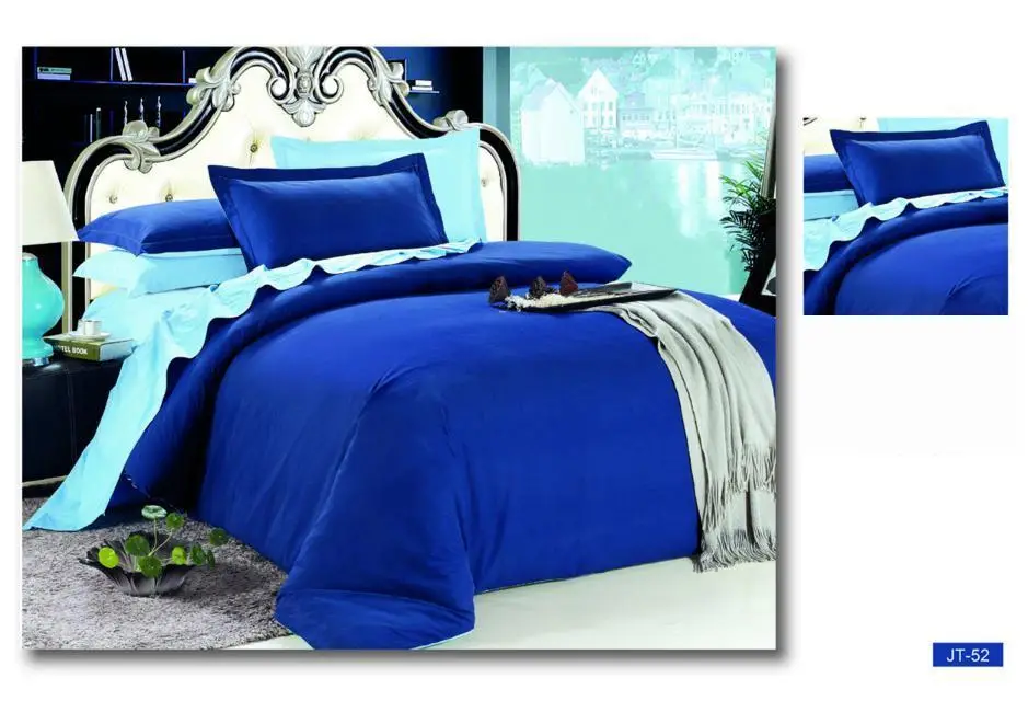 Двостороння постільна білизна Vie Nouvelle Dyed сатин JT52