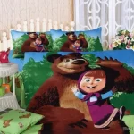 Дитяча постільна білизна Vie Nouvelle Kids сатин 160x220 TD-233