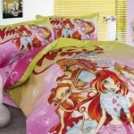 Дитяча постільна білизна Vie Nouvelle Kids сатин 160x220 TD-WingsPink