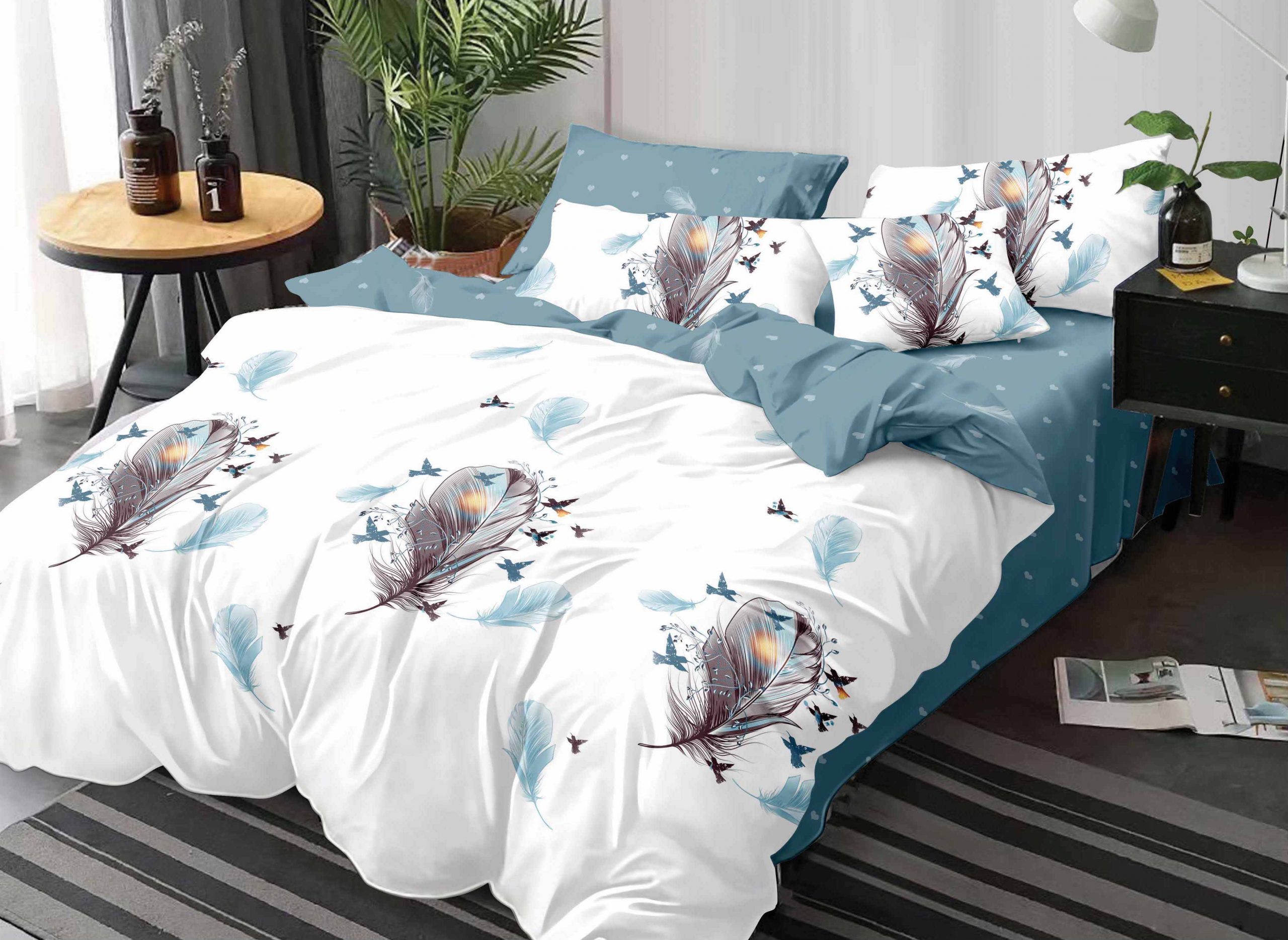 Постільна білизна євро Vie Nouvelle Velour Мікрофібра 200х220 VL48E