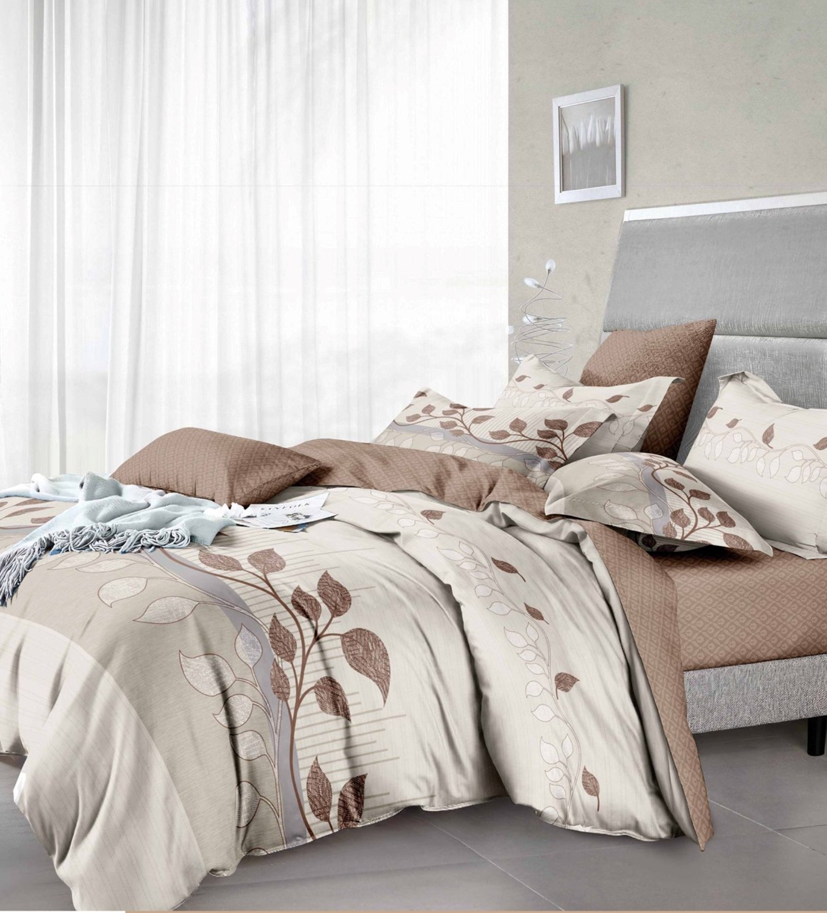 Постільна білизна Vie Nouvelle Velour Мікрофібра 200х220 VL69