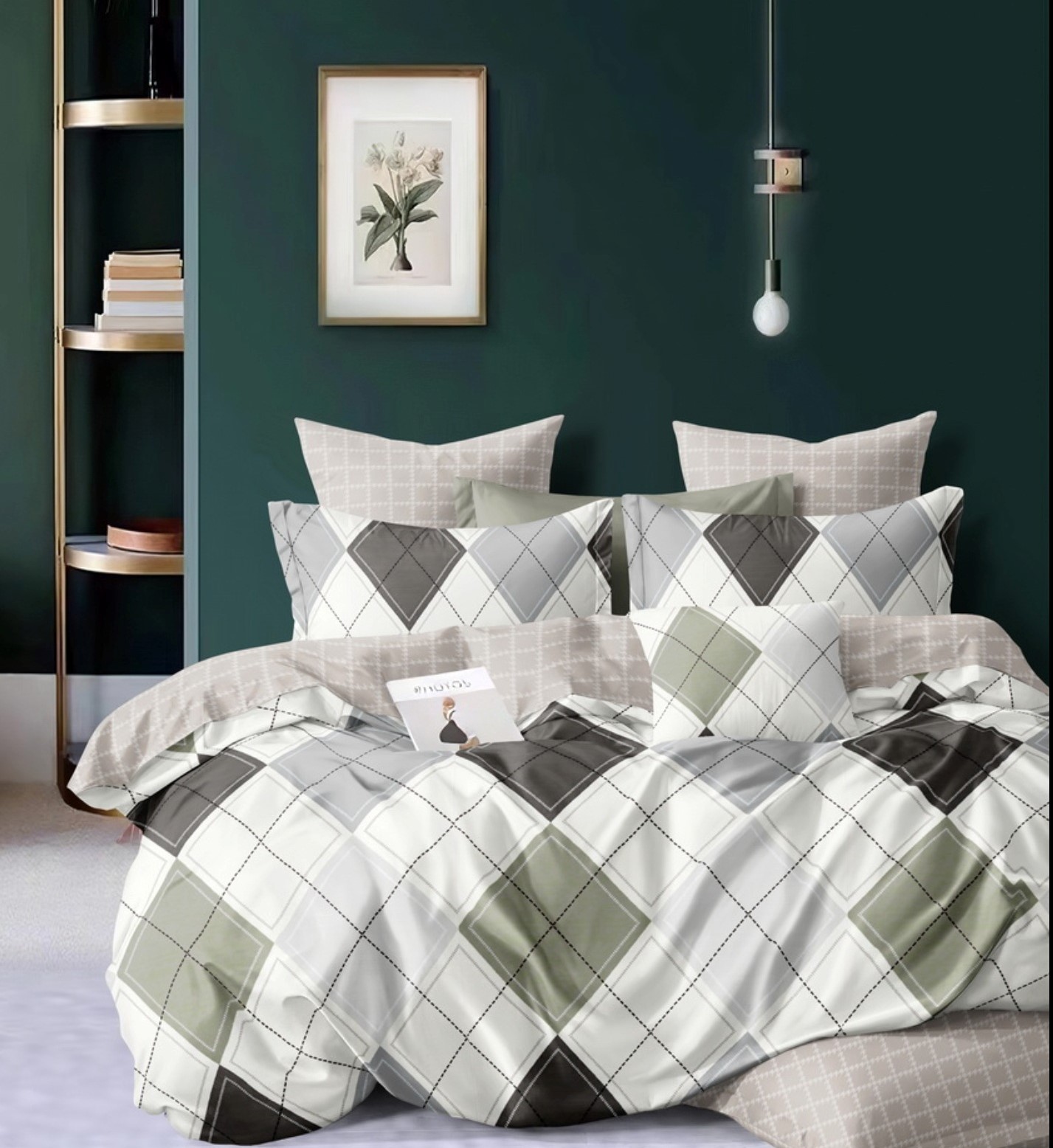 Постільна білизна євро Vie Nouvelle Velour Мікрофібра 200х220 VL80