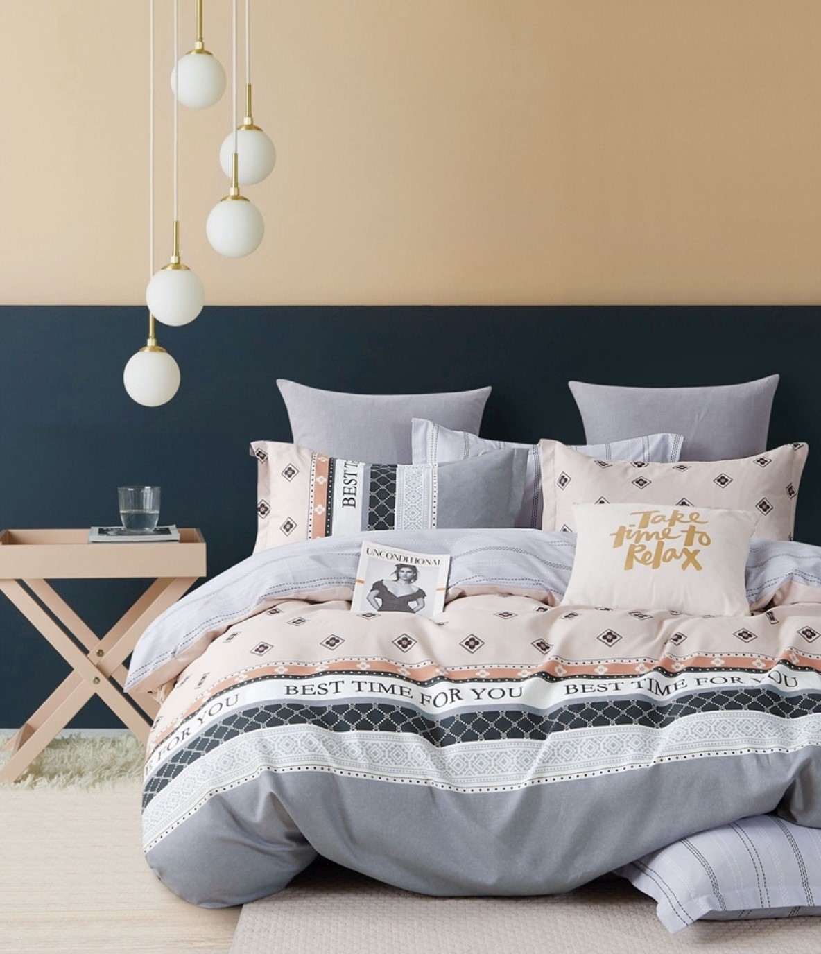 Постільна білизна Vie Nouvelle Velour Мікрофібра 200х220 VL89