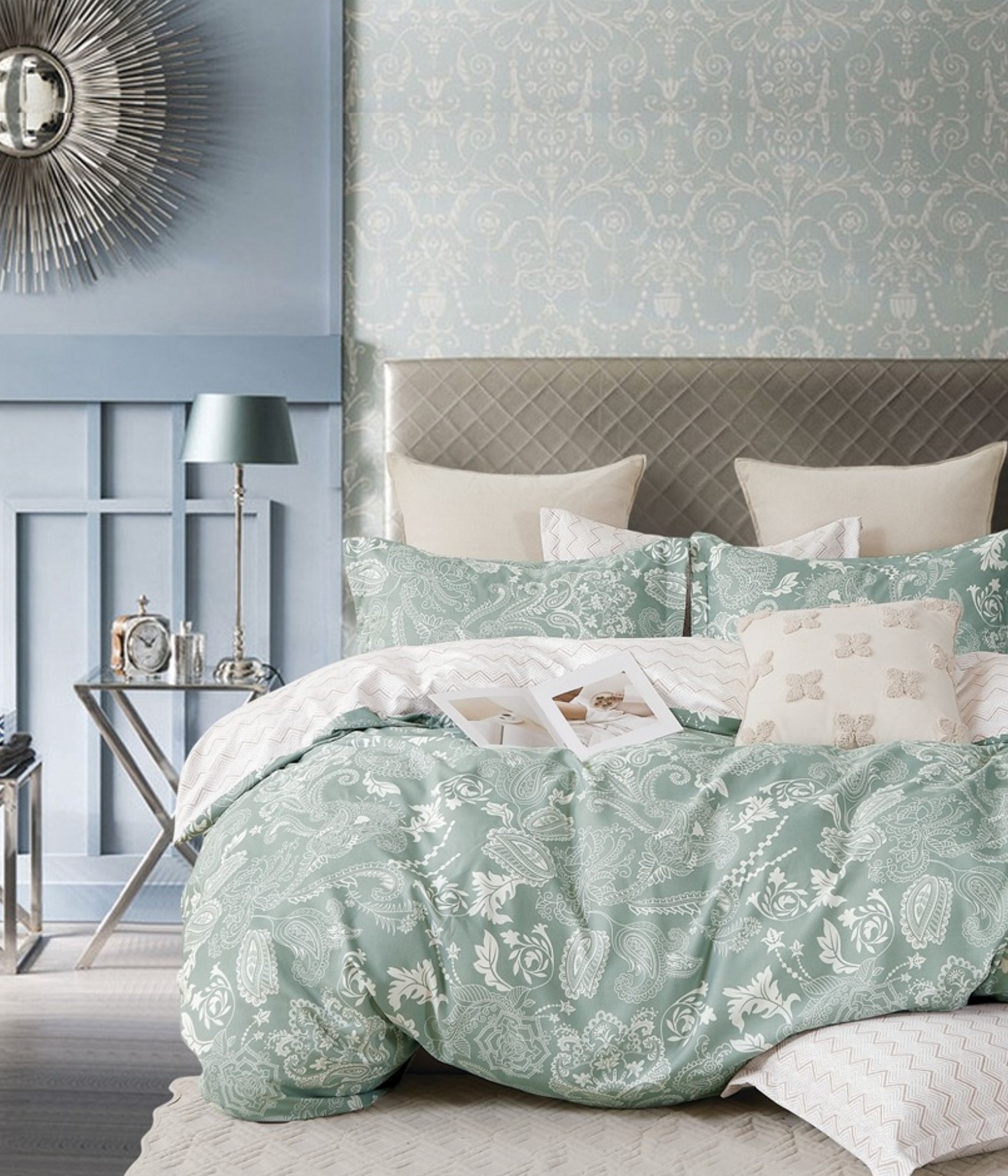 Постільна білизна Vie Nouvelle Velour Мікрофібра 200х220 VL93