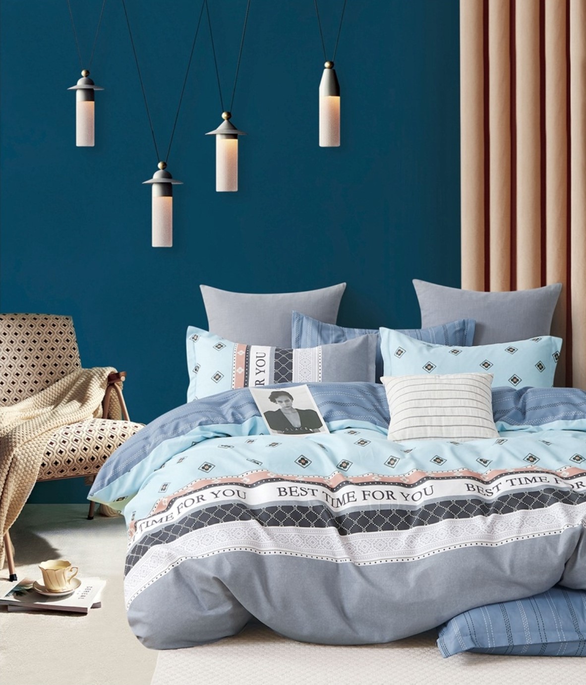 Постільна білизна Vie Nouvelle Velour Мікрофібра 200х220 VL107