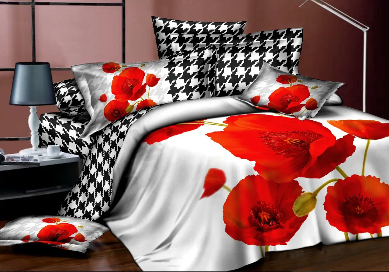 Постільна білизна євро Vie Nouvelle Сатин Фотопринт RP-07