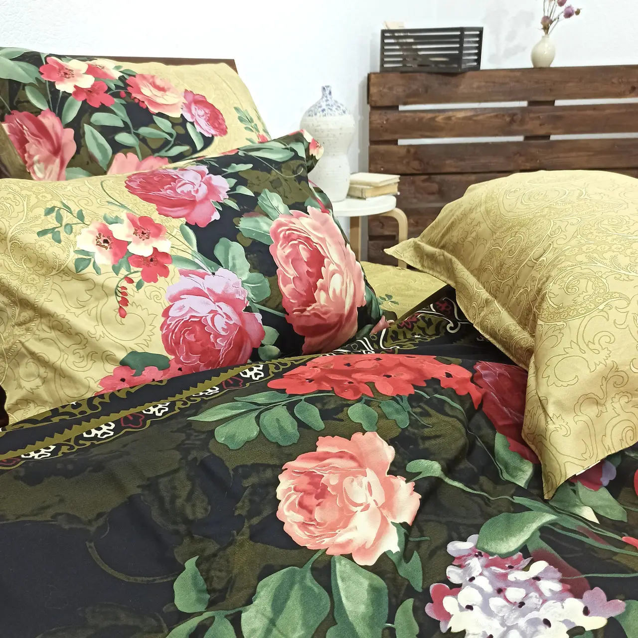 Постільна білизна євро Vie Nouvelle Сатин Фотопринт RP A-018