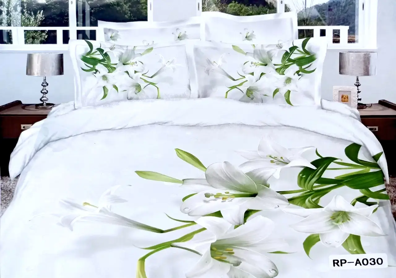 Постільна білизна євро Vie Nouvelle Сатин Фотопринт RP A-030