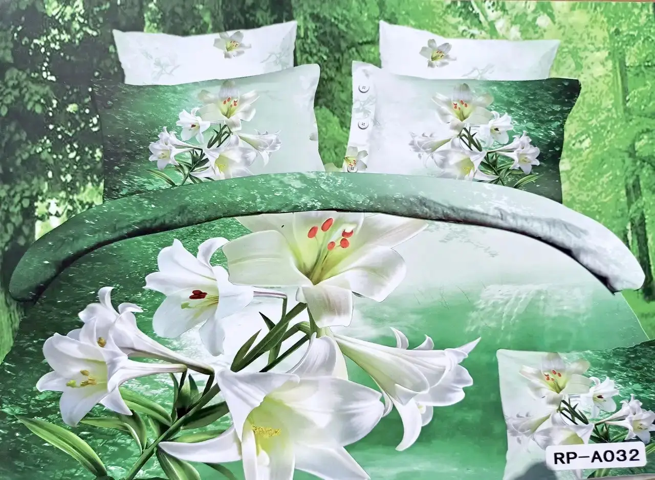 Постільна білизна євро Vie Nouvelle Сатин Фотопринт RP A-032