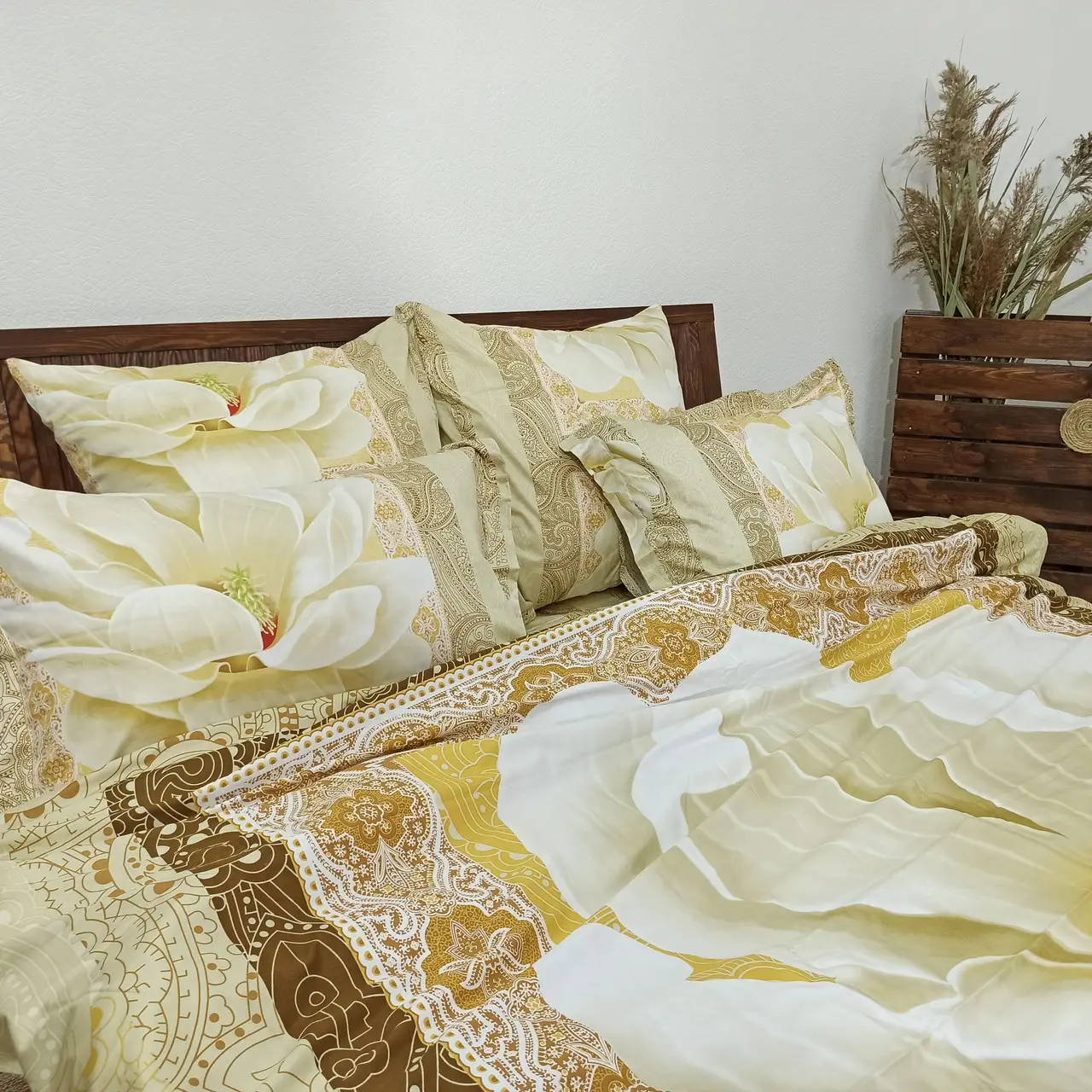 Постільна білизна євро Vie Nouvelle Сатин Фотопринт RP A-036