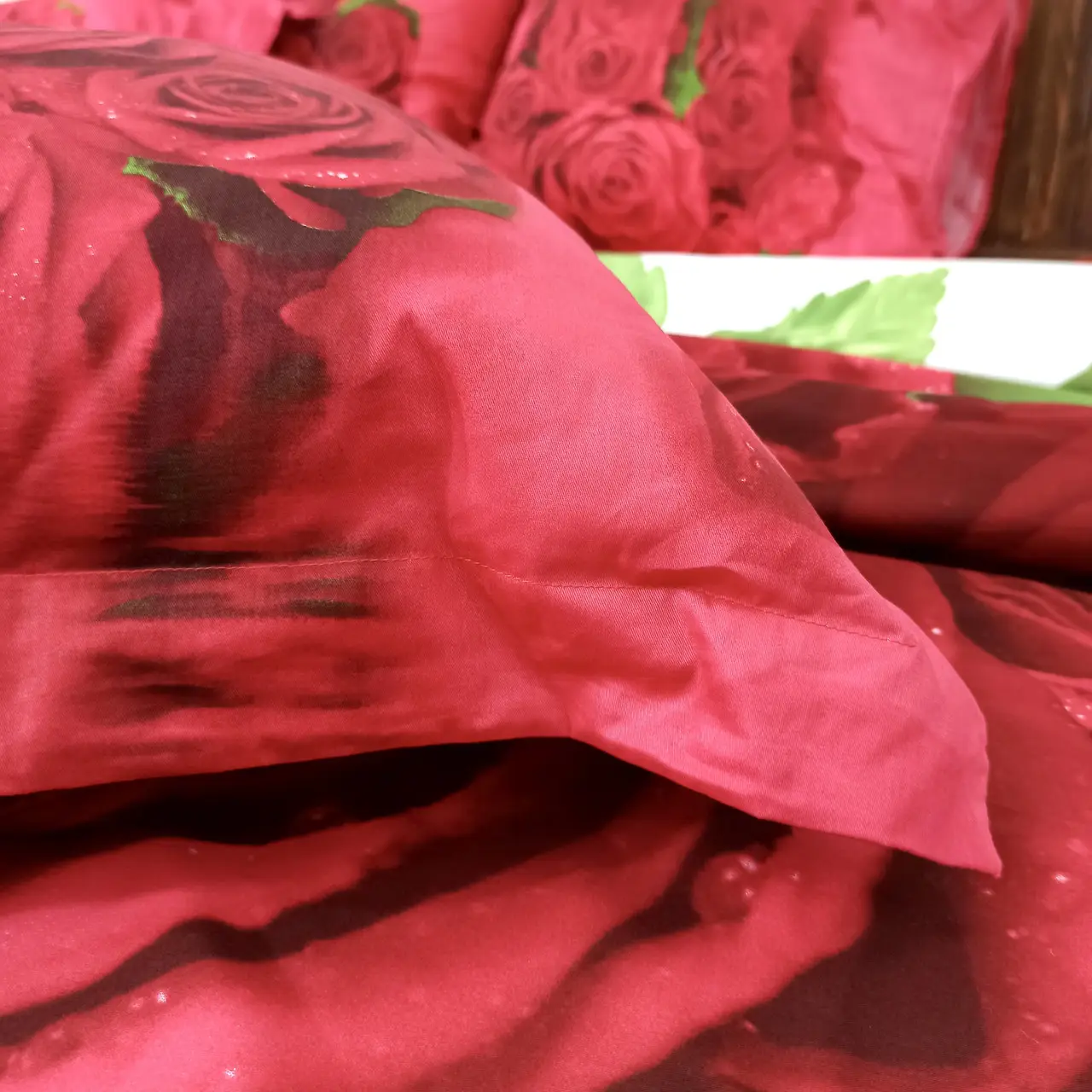 Постільна білизна євро Vie Nouvelle Сатин Фотопринт RP A-043