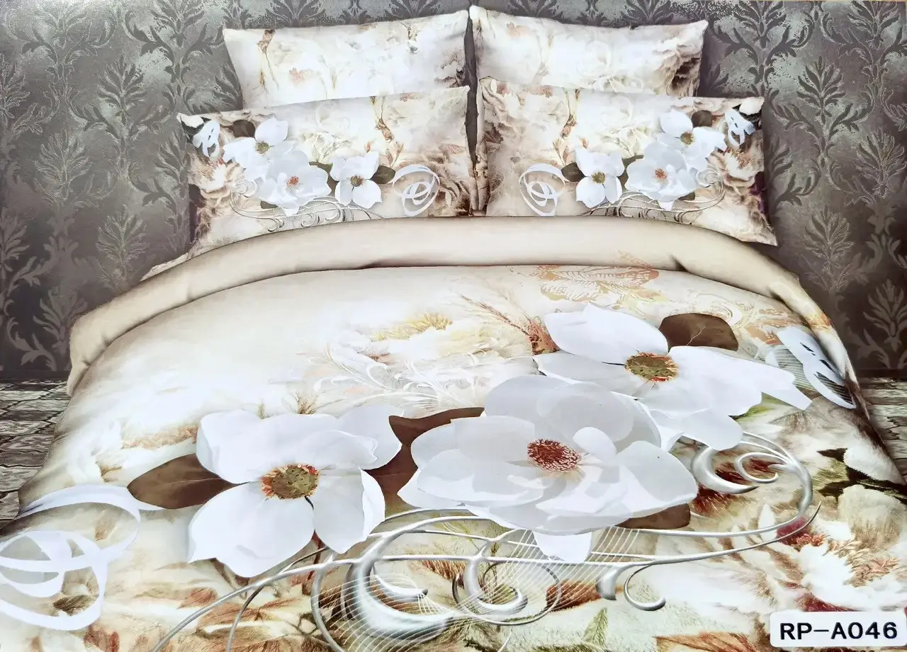 Постільна білизна євро Vie Nouvelle Сатин Фотопринт RP A-046